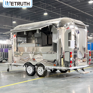 Rimorchio per Gelati e Snack Completamente Attrezzato con Struttura in Vetroresina per Vendite in Spiaggia, Parchi e Festival, Refrigerazione Durevole - Product Image 2