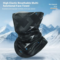 Sports de plein air masque facial Bandana Camouflage maille écharpe cache-cou noir bandeau Bandana