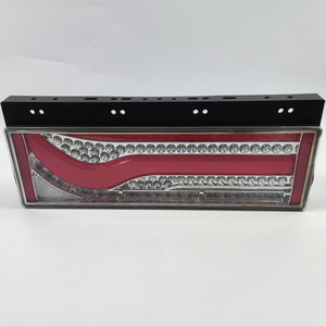 ไฟ LED สำหรับรถพ่วงรถบรรทุกหนักไฟท้ายเคียวไฟนำทางสีแดง/เทา/เหลือง24V - Product Image 3
