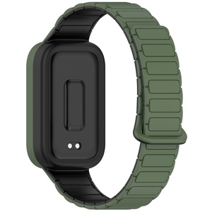 Vente chaude Bracelet magnétique Sport bicolore pour Xiaomi <span class=keywords><strong>Mi</strong></span> Band 9 pour Redmi Band 3 Remplacement de la bande de Sport en Silicone Anti-transpiration - Product Image 6