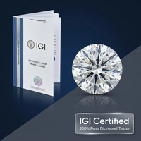 Diamantes Cultivados en Laboratorio con Certificación IGI de 1 Quilate, Color D, Claridad VVS VS, Corte Brillante Redondo Excelente 3EX, Diamantes Sueltos