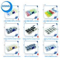 Kit de 66 Piezas de Cajas para Circuitos Integrados, Base para Chips, Soporte para Microcontroladores DIP-6/8/14/16/18/20/24/28