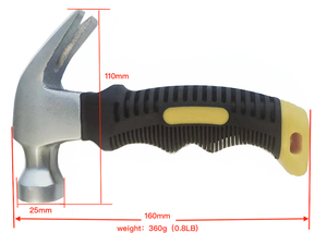 China Factory Bester Klauen <span class=keywords><strong>hammer</strong></span> Mini-Klauen <span class=keywords><strong>hammer</strong></span> aus Kohlenstoffs tahl - Product Image 3