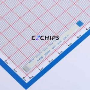 JS05B-08P-060-3-4 FFC Cable (Flexible Flat Cable) P=0.5mm Connector 8P 0.5mm 0.3mm Reverse - Product Image 1