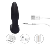 Masseur de prostate télécommandé Vibrateur anal à chargement USB Jouet de prostate pour hommes