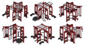 Máquina de Entrenamiento de Fisicoculturismo Commercial Synergy 360 Systems, Equipo de Gimnasio Synrgy360 para Clubes Deportivos S-2002 SYNRGY - Product Image 3