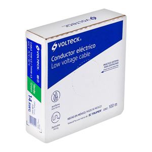 Volteck Cable de Alimentación Verde de 14 AWG, Rollo de 1 m, 100m, 1, 1, 2, 2, 2 - Product Image 1