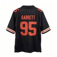 Maillot de haute qualité 4 # Watson 24 # Chubb 95 # Garrett 12 # Maillot de football américain brodé Sanders, maillot personnalisé