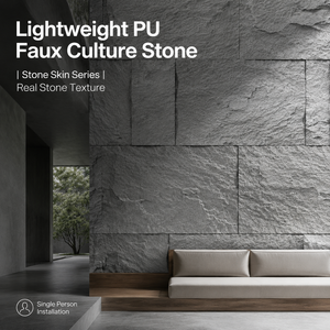 Panel de Revestimiento de Pared de Piedra PU 3D, Revestimiento de Imitación de <span class=keywords><strong>Roca</strong></span>, Panel Decorativo Ligero para Sala de Estar, Pared Decorativa - Product Image 6