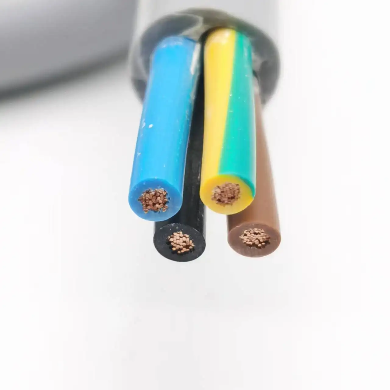 Cable flexible de 5 núcleos con aislamiento de PVC de 300V/500V, 2 unidades