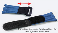 Heißer Verkauf Neue Mode Maßgefertigtes 3H Nylon-Uhrenarmband Kundenspezifisches Transparentes Plastik-Uhrengehäuse Armband für Männer und Frauen
