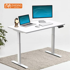 Khung Bàn Đứng Động Cơ Kép Bàn Máy Tính Bàn Điện Điều Chỉnh Được - Product Image 3