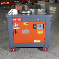 Machine de cintrage automatique d'étriers en acier au carbone haute productivité 380V personnalisée en usine GF36 CNC ZUJI Moteur 4kW