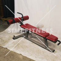 Chaise romaine SM série LF pour usage commercial, banc d'hyperextension, GHD (Glute Ham Developer) durable