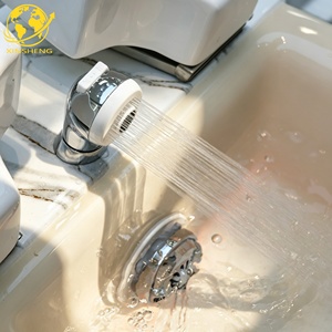 Sillón de Pedicura de Alta Gama en Cuero PU Ajustable <span class=keywords><strong>con</strong></span> Masaje Vibratorio y Respaldo Curvo Tipo Luna para Salón de Uñas - Product Image 6