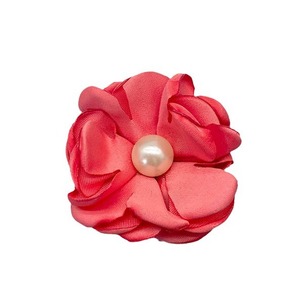 Fabric Pearl Camellia Flower Hair <b>Accessories</b> 5cm Korean Style <b>Wedding</b> Decorations For Clothing Shoes Bags - Product Image 5
