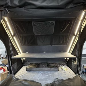 Tente de toit en alliage d'aluminium YOUNGHUNTER, modèle Trigone en V, ouverture rapide, une chambre, quatre saisons, pour voiture - Product Image 2