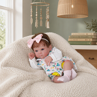 Poupée Reborn réaliste de 19 pouces en vinyle souple, jouet pour enfants, cadeau, vente en gros, personnalisable