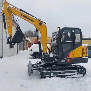 Mini-excavatrice Liugong 906E de 6 tonnes à haute efficacité pour les travaux de construction en espace restreint - Product Image 1