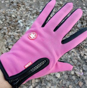 Guantes de lana cálidos para invierno: impermeables, compatibles con pantalla táctil para deportes al aire libre y montar en bicicleta - Product Image 2