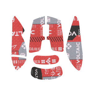 Autocollants pour souris de jeu Logitech M720, antidérapants, en daim/texteure de football, respirants, résistants à la transpiration, tampons en <span class=keywords><strong>alcool</strong></span>, installation facile - Product Image 6