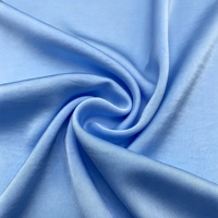Tissu satiné froissé double face en acétate épais 100 % polyester 150 cm 200 g/m² pour robes, chemisiers et pantalons pour femmes, filles et garçons