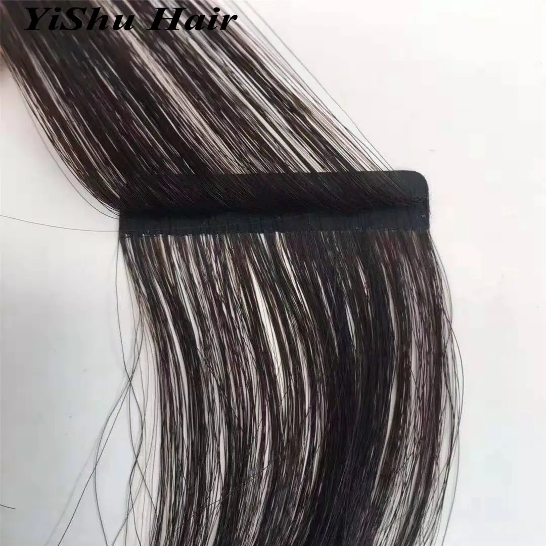 human hair suppliers natural straight cuticle aligned raw virgin Invisible 10A silky straight invisible tape hair extensions