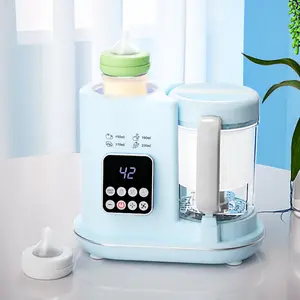 2023新款婴儿食品制造商奶瓶取暖器食品蒸汽锅有机搅拌机智能婴儿食品加工机
