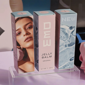 Boîte d'emballage en carton avec logo en relief personnalisé, laminage mat, pour sérum de soin de la peau et produits cosmétiques de luxe - Product Image 4