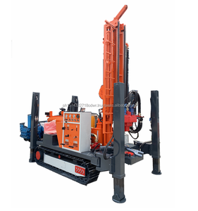 Machine de forage de forage montée sur chenilles hydraulique Capacité de forage de 300m avec pompe à engrenages et composants de noyau de roulement - Product Image 4