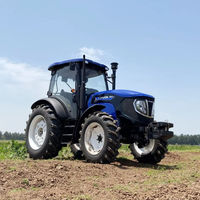 Tracteur agricole LOVOL à transmission par engrenages à haute efficacité 4 roues motrices 90 CV H904 avec moteur et boîte de vitesses pour usage agricole
