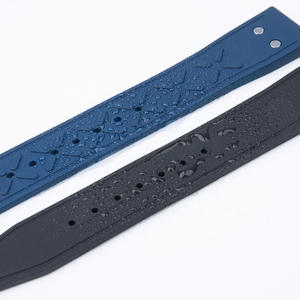 <span class=keywords><strong>Bracelet</strong></span> de montre de luxe en caoutchouc fluoré FKM de haute qualité 20 mm 21 mm 22 mm pour montre <span class=keywords><strong>Seiko</strong></span>, fermoir pliant FKM, étanche et durable - Product Image 5