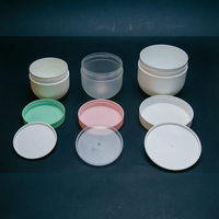 Contenants en PP mats en forme de bol, à simple paroi, de 30g, 50g, 100g, 200g, 250g, 300g, 500g pour l'emballage de crèmes et masques cosmétiques