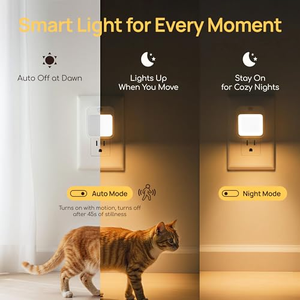 Veilleuse LED créative compacte à détecteur de mouvement pour chambre d'enfant, modèle 2026, en promotion - Product Image 2