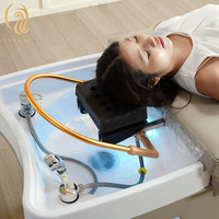 Lit de massage électrique pour le cuir chevelier avec design ergonomique incurvé