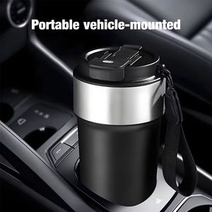 Vaso Térmico Verde Personalizado para Viajes al Aire Libre, Taza de Café de Viaje de 17 oz con Tapa Abatible, 2 Formas de Beber, Vaso Aislado de Acero Inoxidable - Product Image 5