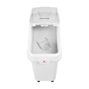 Accept Custom Log Ingredient Mobile Storage <strong>Cart</strong> 81L Sugar Flour Bin Storage Bin With Lid - Product Image 3