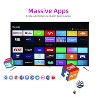 Televisor Inteligente con Pantalla Plana LED UHD 4K de 65, 70, 75, 80, 85, 90 y 100 Pulgadas con Logotipo Personalizado, Android TV de Google