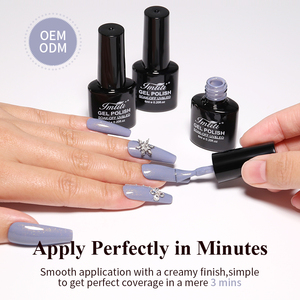 IMTITI Fábrica Mayorista, Set de 6 Colores de Esmalte de Uñas en Gel Dorado Fluido, Esmalte de Gel Sin Hema ni TPO, Fábrica de Esmalte de Gel, MOQ Bajo, Logotipo Personalizado - Product Image 5