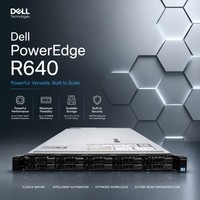 Serveur Rack 1U Original pour R640 Intel Xeon Silver 4114 4210 Double Socket DDR4 RAM Réseau Évolutif en Stock