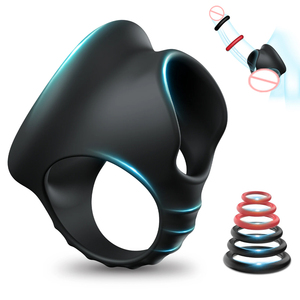 Vente chaude, anneau de pénis pour couple adulte, stimulation clitoridienne, passion lock, 7 tailles différentes, anneau de pénis, jouets sexuels, ensemble d'anneaux de pénis pour hommes - Product Image 1