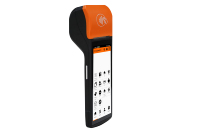 Terminal pos de pago con lector de tarjetas, impresora térmica de código QR con escáner de código de barras, portátil, Android, POS, NFC, máquina 4G