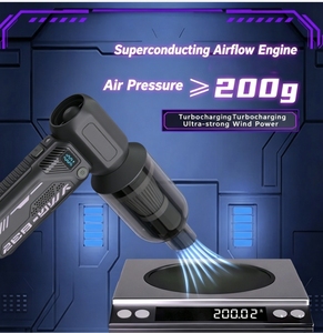 Nuovo Prodotto Great Roc: Soffiatore e Aspirapolvere Portatile Wireless 2 in 1, 4000mAH, Funzione Soffiante e Aspirante, 130000 Giri/min - Product Image 4