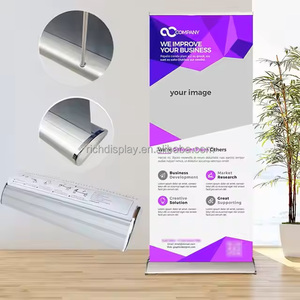 Ruiqi RQ-00019 32 ''x 80'' nhôm PVC Vinyl Dye thăng hoa in có thể thu vào cuộn đứng xách tay khuyến mại <span class=keywords><strong>Rack</strong></span> hiển thị - Product Image 2