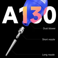 MECHANIC A130 2-en-1 : Stylo de nettoyage et souffleur d'air pour réparation de téléphones, nettoyage de PCB, claviers PC et objectifs d'appareil photo