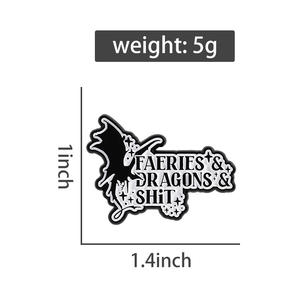 创意幽默成人珐琅别针搞笑报价金属胸针翻领徽章饰品礼品朋友背包批发 - Product Image 6