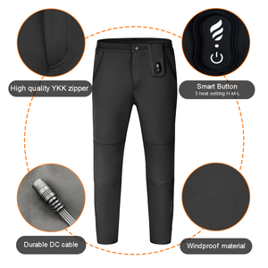 12V/24V electrónico inteligente impermeable y transpirable jinete invierno al aire libre motocicleta pantalones calefactables - Product Image 5