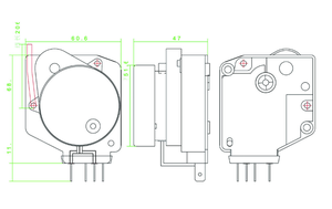 Minuteur de dégivrage électrique universel <span class=keywords><strong>SMDB</strong></span> Series 220V en plastique, pièce de rechange pour réfrigérateur-congélateur - Product Image 3