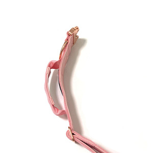 Collar de perro resistente táctico acolchado de neopreno suave de nailon ajustable con hebilla de metal de oro rosa - Product Image 5