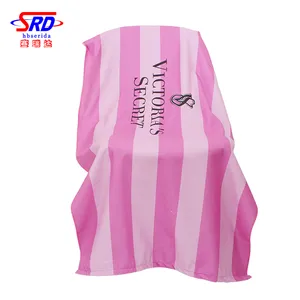 Shijiazhuang Factory Direct Sell Moisture Absorption Weight 500 GSM Size 100 x 200 cm Microfiber Bath Towel